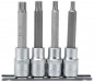 DRAPER 1/2\" Sq. Dr. Spline Socket Bit Set (4 piece)