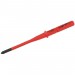 DRAPER Ergo Plus® Extra Slim PZ/SL Type VDE Interchangeable Screwdriver Blade No:1 x 80mm