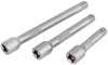 DRAPER 1/4\" Square Drive Extension Bar Set (3 Piece)