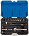 DRAPER 1/4\" Sq. Dr. MM/AF Combined Socket Set (40 Piece)