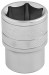 DRAPER 1/2\" Square Drive 6 Point Metric Socket (22mm)