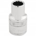 DRAPER 1/2\" Square Drive Hi-Torq® 12 Point Socket (11mm)