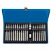 DRAPER Expert 40 Piece Tx-Star Hexagon and XZN Mechanics Bit Set
