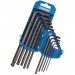 DRAPER 10 piece Metric Hexagon and Ball End Hexagon Key Set