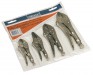 4 PIECE SELF GRIP PLIERS SET