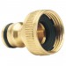 DRAPER Expert Brass 3/4\" BSP Garden Hose Tap Connector