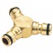 DRAPER Expert Brass 3 Way Connector