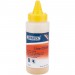 DRAPER 115G Plastic Bottle of Yellow Chalk for Chalk Line