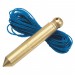 DRAPER EXPERT 100G BRASS PLUMB BOB WITH 5M (APPROX) NYLON LINE