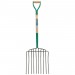 DRAPER 10 Prong Manure Fork with Wood Shaft and MYD Handle