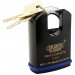 DRAPER EXPERT 61MM HEAVY DUTY ELECTRIC PLATED STAINLESS STEEL PADLOCK & 2 KEYS WITH SUPER TOUGH MOLYBDENUM STEEL SHROUDE