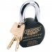 DRAPER EXPERT 63MM HEAVY DUTY ELECTRIC PLATED STAINLESS STEEL PADLOCK & 2 KEYS WITH SUPER TOUGH MOLYBDENUM STEEL 25MM LO