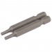 DRAPER 2.5mm 1/4\" Hex. Hexagonal Insert Bit 100mm Long x 1