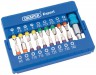 DRAPER Coloured Screwdriver Bit Set With Magnetic Holder (19 piece)