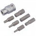 DRAPER Expert 7 Piece 1/2\" Square Drive Metric Hexagon Bit Set