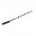 Sealey Socket Retaining Rail with 14 Clips 1/2Sq Drive