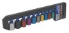 Sealey Multi-Coloured Socket Set 10pc 3/8Sq Drive Metric