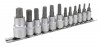 Sealey TRX-Star Socket Bit Set 12pc 1/4, 3/8 & 1/2Sq Drive