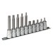 Sealey Spline Socket Bit Set 10pc 3/8Sq Drive