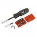 Sealey Gearless Screwdriver with 33pc Bit Set
