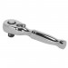 Sealey Stubby Ratchet Wrench 1/4Sq Drive Pear Head Flip Reverse