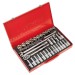 Sealey Socket Set 46pc 1/2Sq Drive Metric