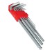 Sealey Ball-End Hex Key Set 9pc Extra Long Metric