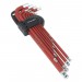 Sealey Ball-End Hex Key Set 11pc Anti-Slip Extra-Long Metric