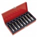 Sealey Hex Key Socket Set 8pc 1/2Sq Drive Metric