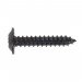 Sealey Self Tapping Screw 3.5 x 19mm Flanged Head Black Pozi BS 4174 Pack of 100