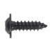Sealey Self Tapping Screw 4.8 x 16mm Flanged Head Black Pozi BS 4174 Pack of 100