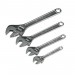 Sealey Adjustable Wrench Set 4pc 150, 200, 250 & 300mm