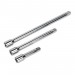 Sealey Extension Bar Set 1/4Sq Drive 3pc