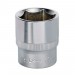 Sealey WallDrive Socket 19mm 3/8Sq Drive