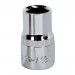 Sealey WallDrive Socket 13mm 1/2Sq Drive Fully Polished