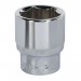 Sealey WallDrive Socket 26mm 1/2Sq Drive Fully Polished