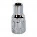 Sealey WallDrive Socket 5mm 1/4Sq Drive Fully Polished