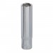 Sealey WallDrive Socket 9mm Deep 1/4Sq Drive Fully Polished