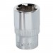 Sealey WallDrive Socket 11mm 1/4Sq Drive Fully Polished