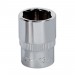 Sealey WallDrive Socket 13mm 1/4\"Sq Drive Fully Polished