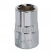 Sealey WallDrive Socket 11mm 3/8Sq Drive Fully Polished