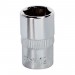 Sealey WallDrive Socket 12mm 3/8Sq Drive Fully Polished