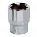 Sealey WallDrive Socket 17mm 3/8Sq Drive Fully Polished