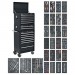 Sealey 14 Drawer Toolchest Combination - Ball Bearing Runners - Black with 1179pc Tool Kit