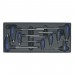 Sealey Tool Tray with T-Handle TRX-Star Key Set 8pc