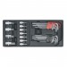 Sealey Tool Tray with Hex/Ball-End Hex Keys & Socket Bit Set 29pc