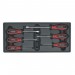 Sealey Tool Tray with Screwdriver Set 6pc