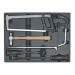 Sealey Tool Tray with Prybar, Hammer & Hacksaw Set 6pc