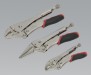Sealey Locking Pliers Set Quick Release 3pc