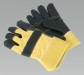 Sealey Riggers Gloves Hide Palm Pair